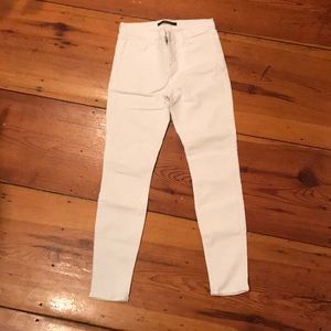 J Brand White Skinny Jeans